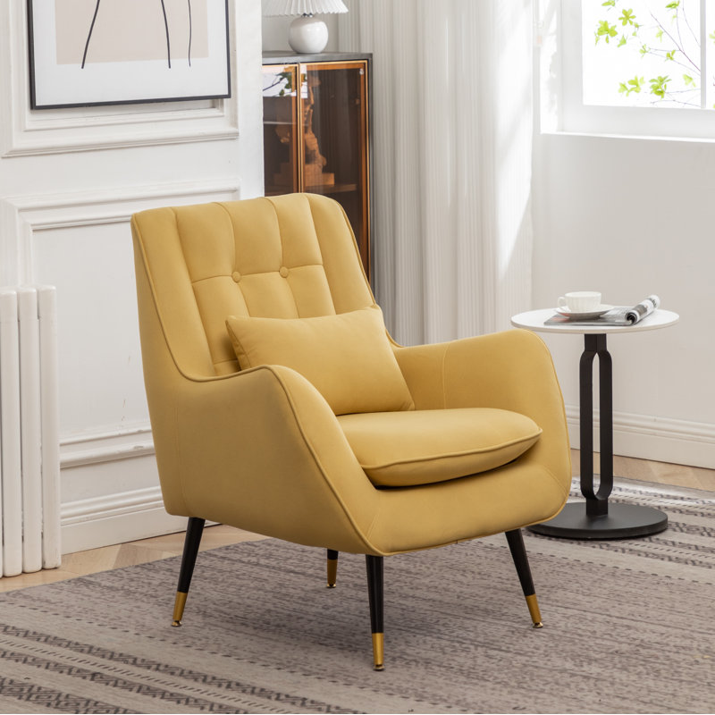 Everly Quinn Lipski Upholstered Wingback Chair & Reviews | Wayfair