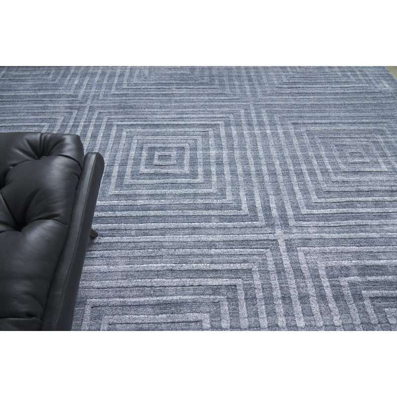 Castelli Geometric Area Rug in Charcoal