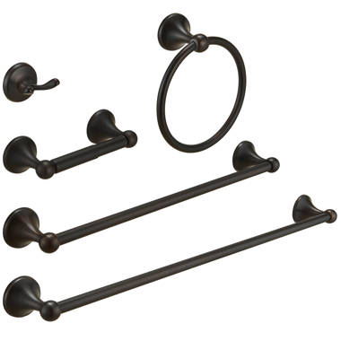 Crestfield Collection - Double Towel Hook in Satin Nickel by