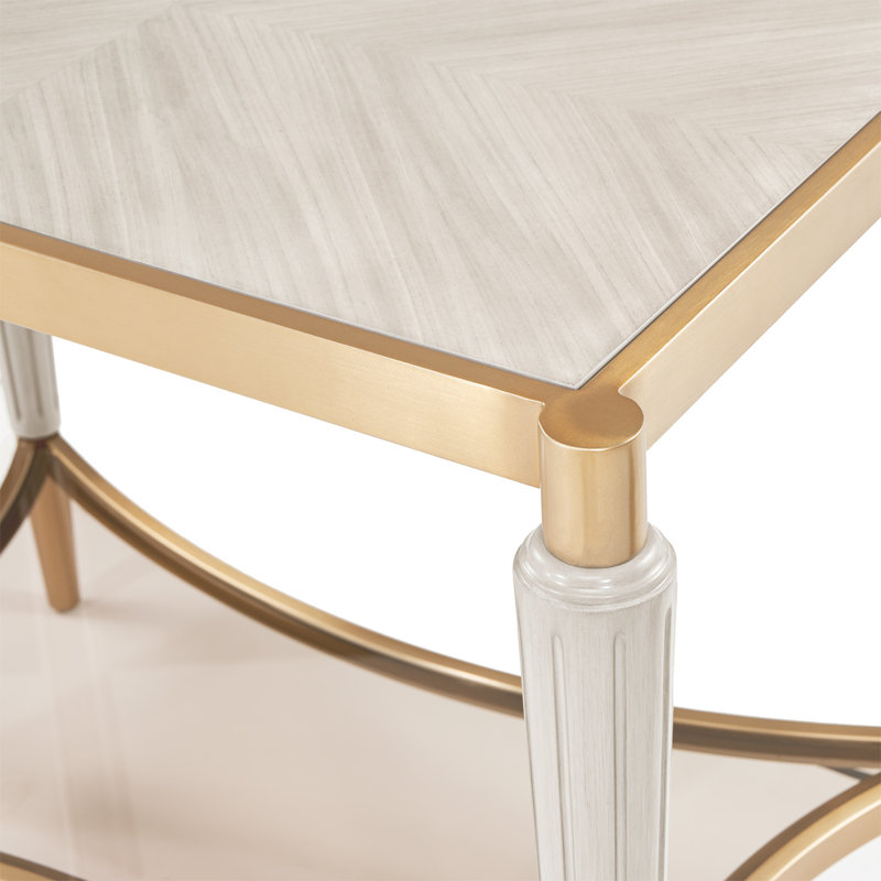 St. Charles End Table - Dove Gray