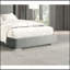 Matelas en chenille de fourrure de lit grand format contemporain gris de 1 po-1849437291-1849437294