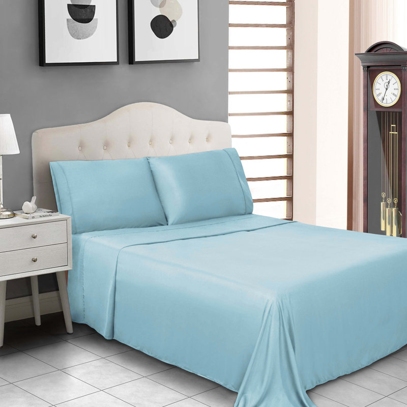 Ensemble de taie d'oreiller de luxe Modal From Beechwood, Bleu pâle, Standard