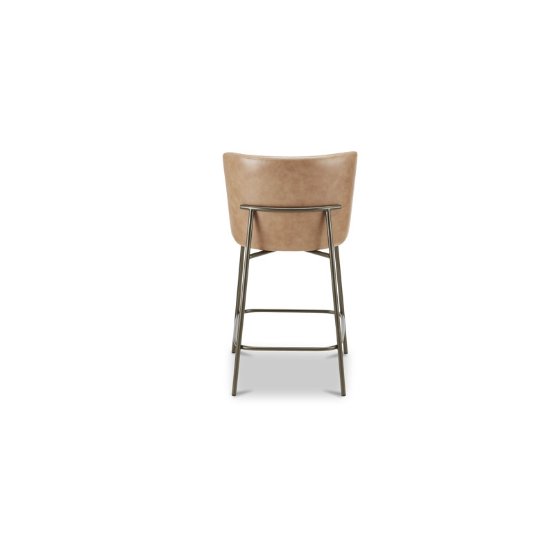 Early Counter Stool Tan Leather