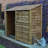 7 Ft. x 3 Ft. Log & Tool Store - Double Bay Multi Storage Unit-36319740