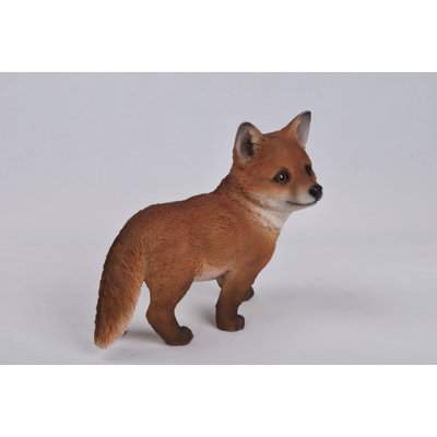 Fox Pup Standing Statue