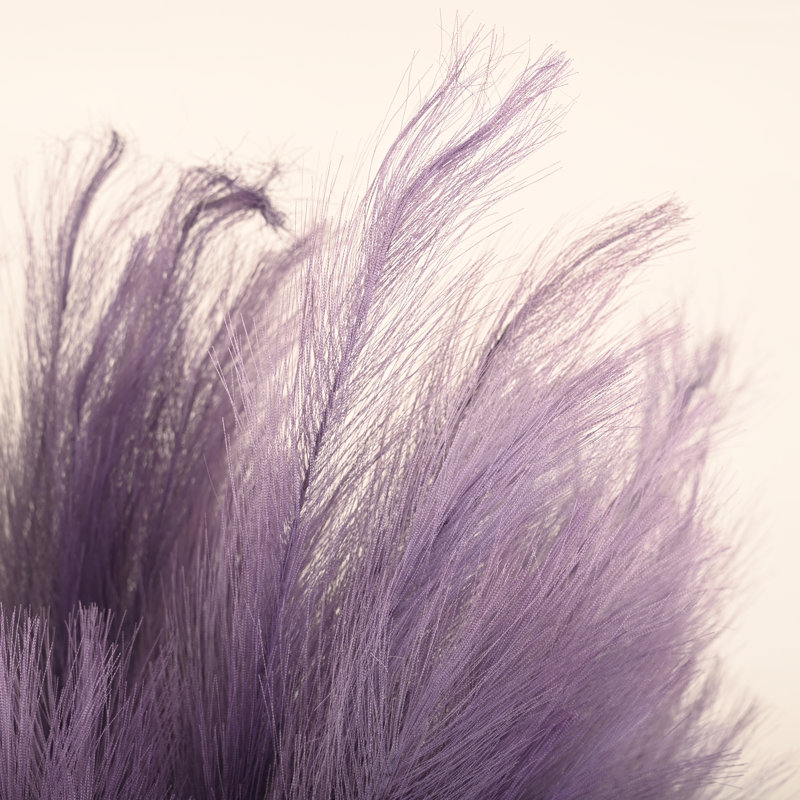Silk Pampas Grass Arrangement, Grape, 43"H x 8"W