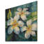 Plumeria symphonie blanche I - Plumeria, art sur bois de pin naturel-2024920469