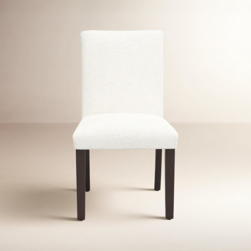 Chaise d'appoint rembourrée Benson, Boucle neige classique