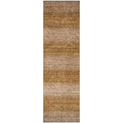 Premium Machine Washable Lubbers AMF1733 Stripe Rug