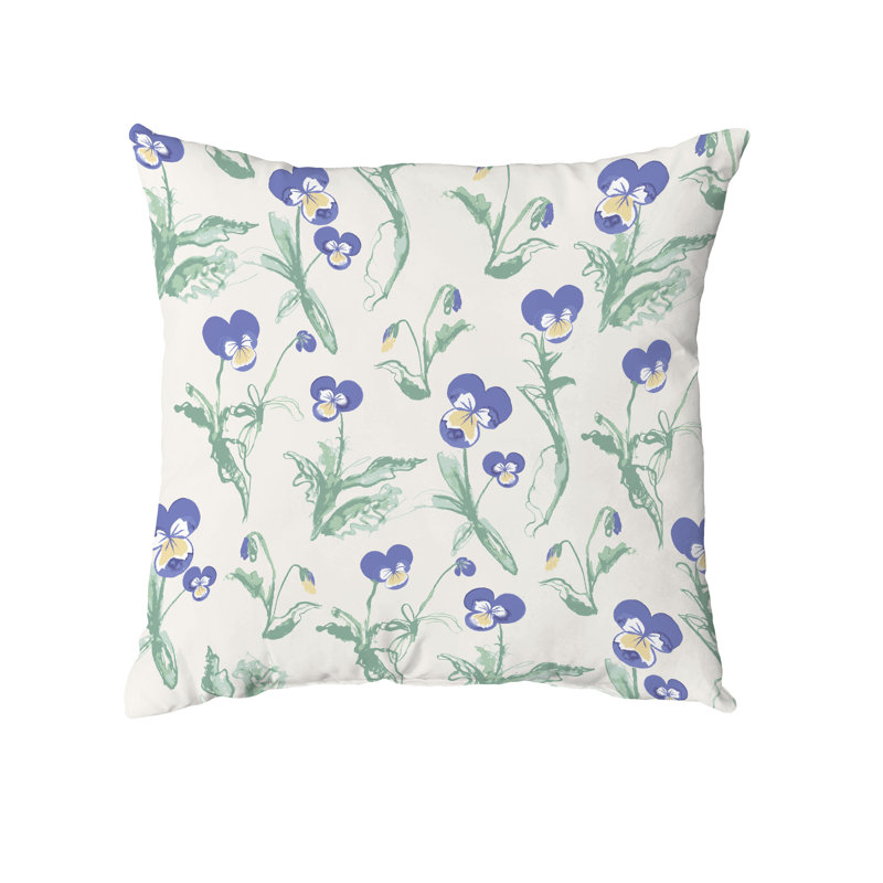  Housse de coussin carré et insert, Violet, 26 po x 26 po