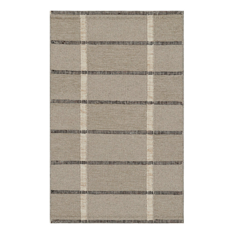 Scandinavian Wool Geometric Area Rug, Rectangle 8' x 10'