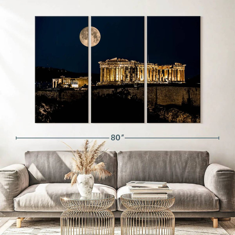 Senne Parthenon, 42" H x 65" W