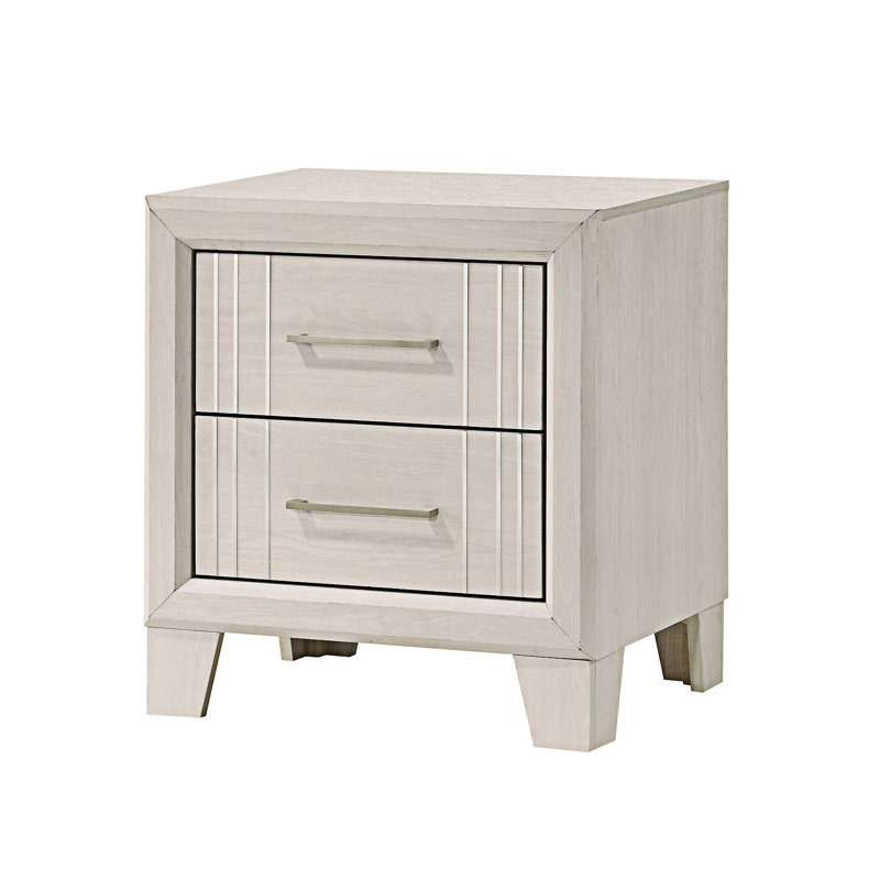 Nightstand Bedside Table With Drawers