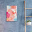 «Abstract Turquoise Pink No. 1» par Louis Duncan-He, art mural en verre acrylique-1933682228