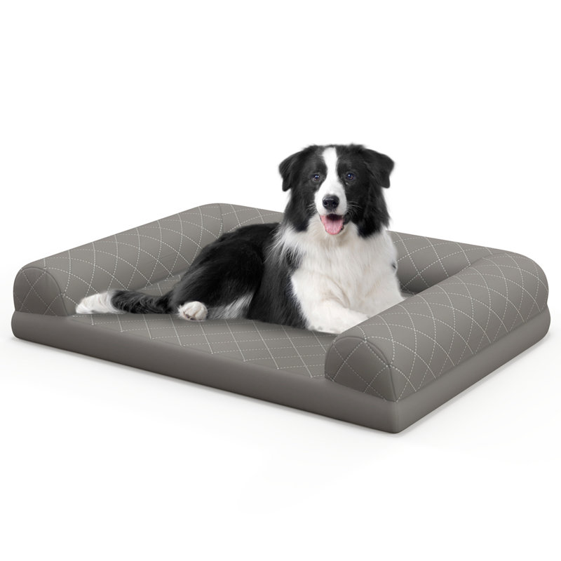 Polyester Pet Bed, Gray