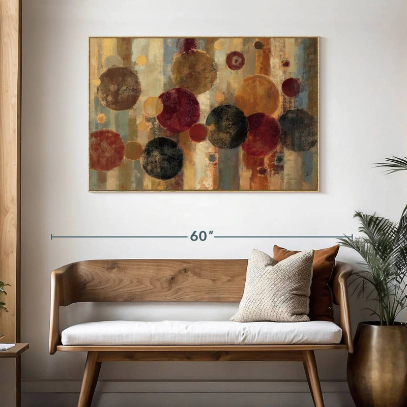 Pendulum, Floating Frame Natural Wood, 46" X 31"