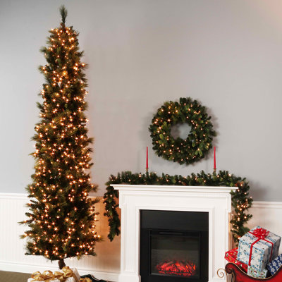 Carolina Pine Lighted Artificial Christmas Tree