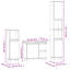 Llorente Bathroom Storage Furniture Set-28376248