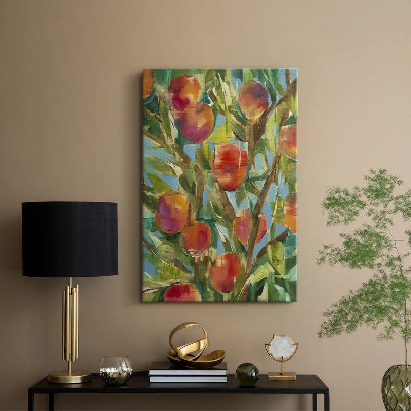Just Peachy - galerie Cavas sur mesure, H 18 po x l 12 po