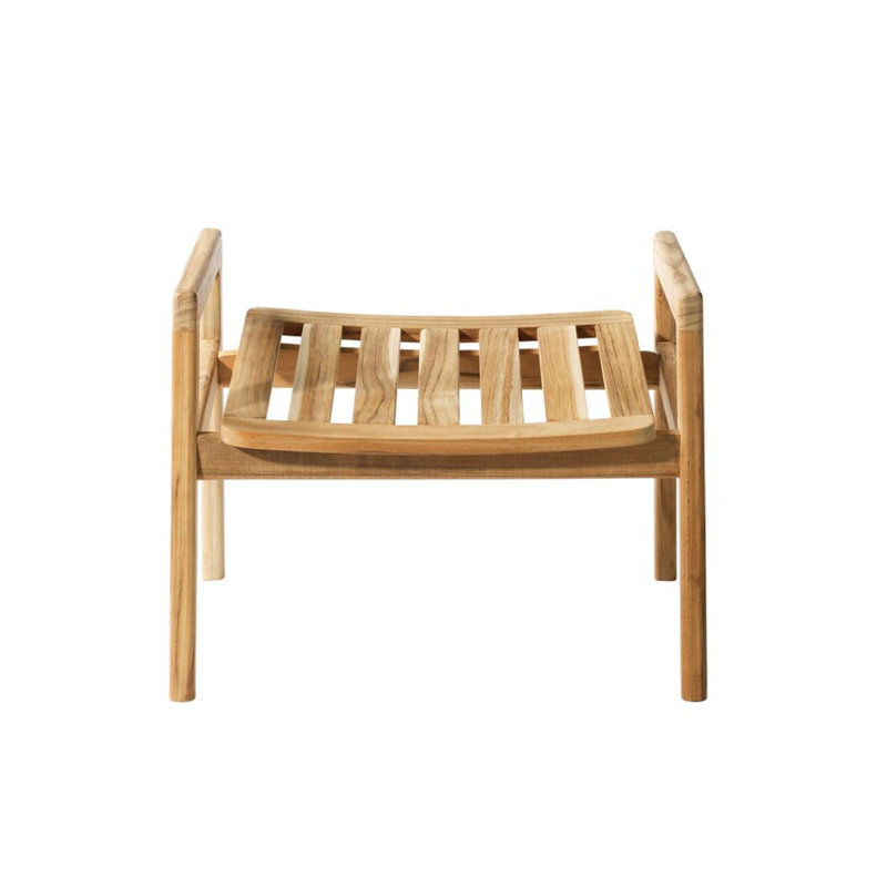 Sammen Outdoor Teak Ottoman