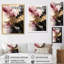 Or et rose fluides I sur toile-1768457043-1768457044