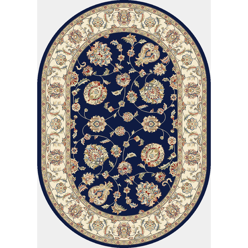 Ancient Garden Floral Indoor Rug, Oval 2'7" x 4'7"