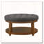 Upholstered Tufted Linen Ottoman Coffee Table-194750474-194750477
