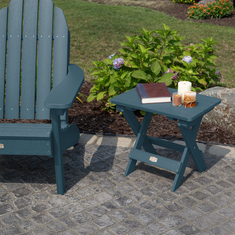 Mountain Bluff Adirondack Chair with Ottoman, Nantucket Blue