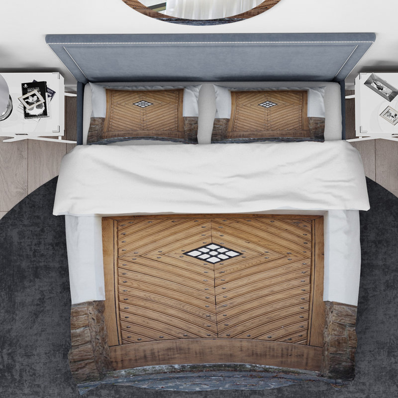 Ensemble de housse de couette Designart, Housse de couette très grand + 2 taies décoratives