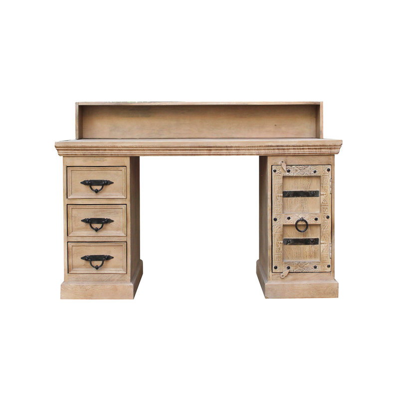 Galinoporni Solid Wood Computer Desk