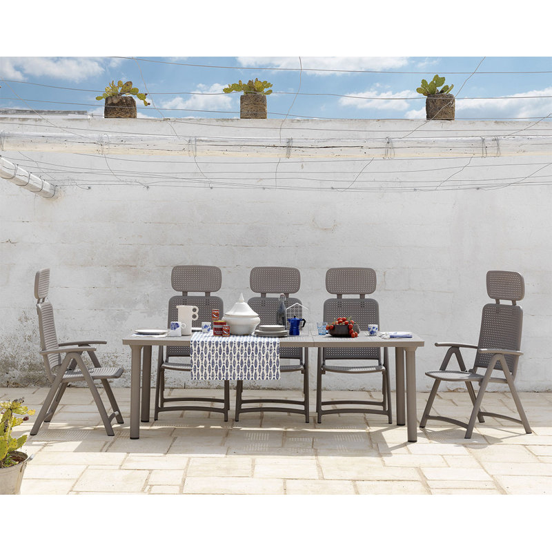 Libeccio Outdoor Dining Table, White