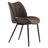Mackensie Upholstered Dining Chairs Faux Leather Kitchen Chairs with Metal Legs-2099030742