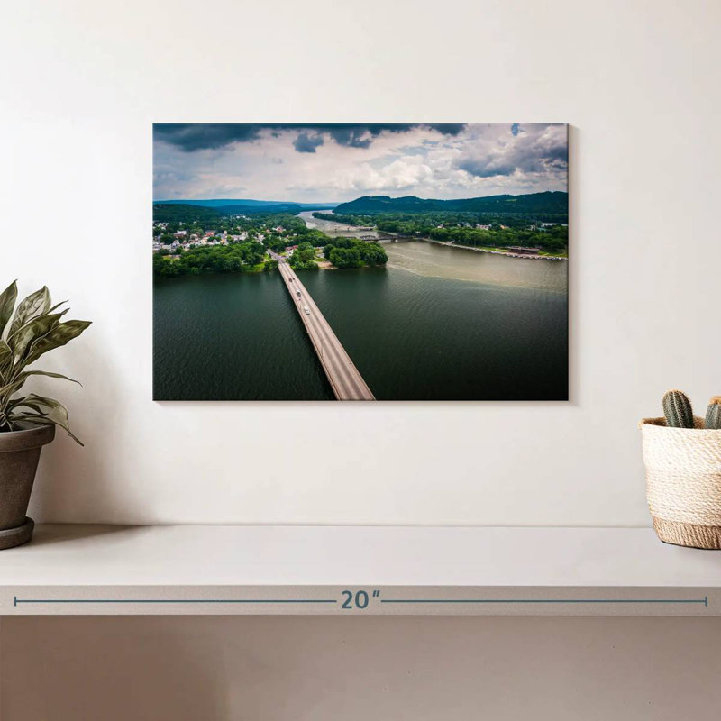 Pont Alvord Susquehanna River, H 8 po x l 12 po