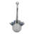 Decorative Objects for Home Decor – Swan Figurine Sculpture with Kyanite Stone Accent – Elegant Modern Statues for Kitchen Decor, Shelf Styling, or Decorations for Living Room – Silver & Blue-849284839