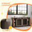 Meuble de rangement pour chien avec cloison amovible pour 2 petits chiens ou 1 grand chien Pawhut