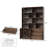 92.5''H X 63''W Two-Door Glass Bookcase-140742516