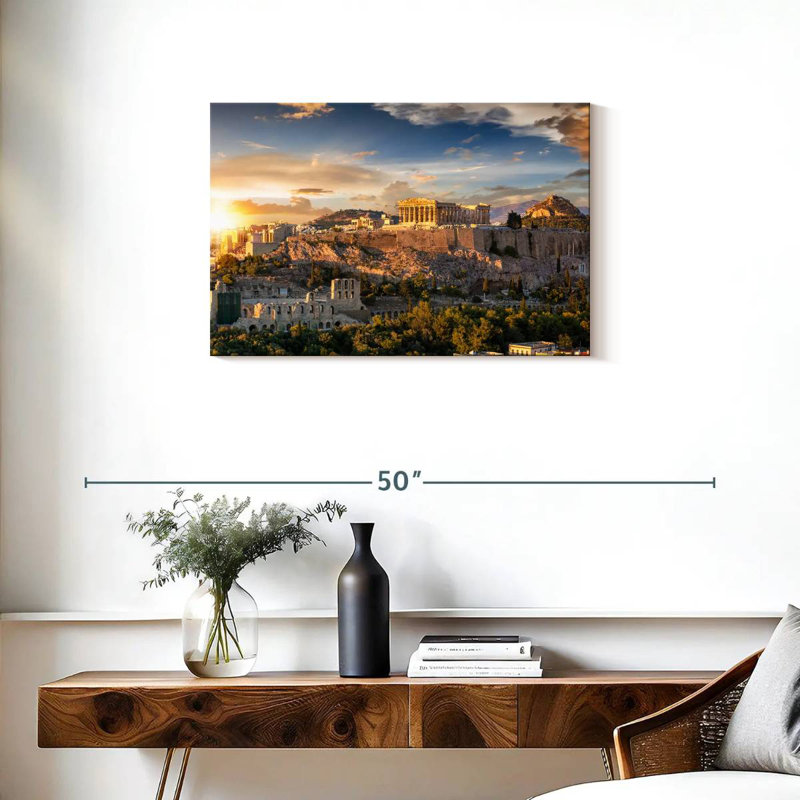 Adella Golden Acropolis, 20" H x 30" W