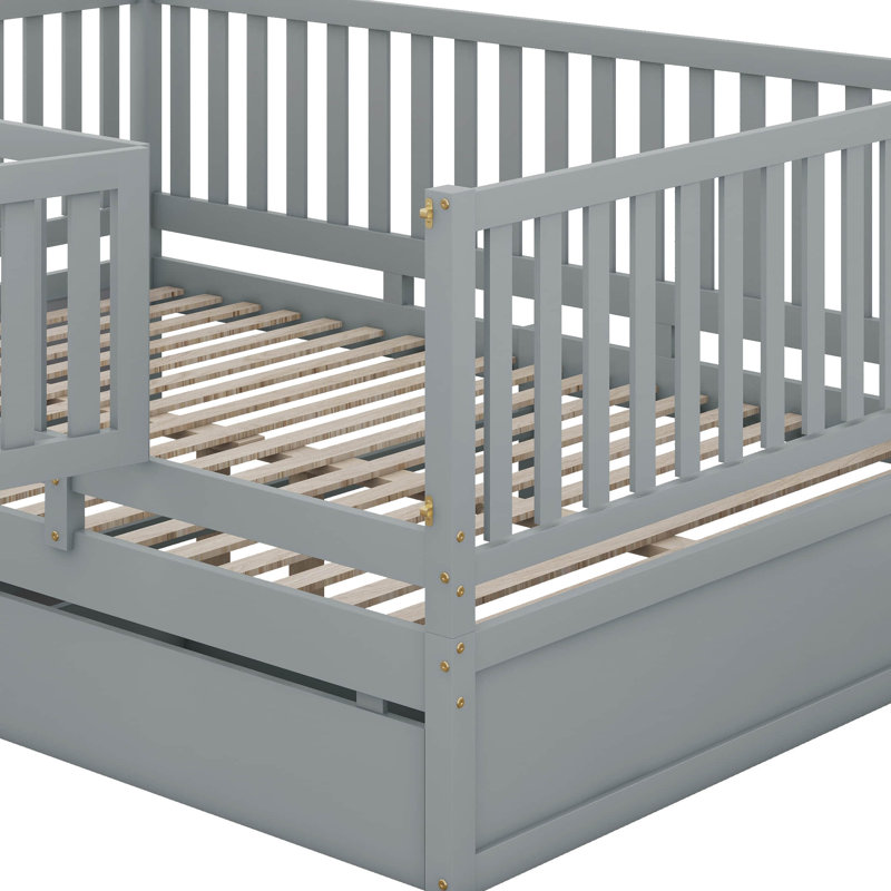 Joshniel Storage Bed, Grey
