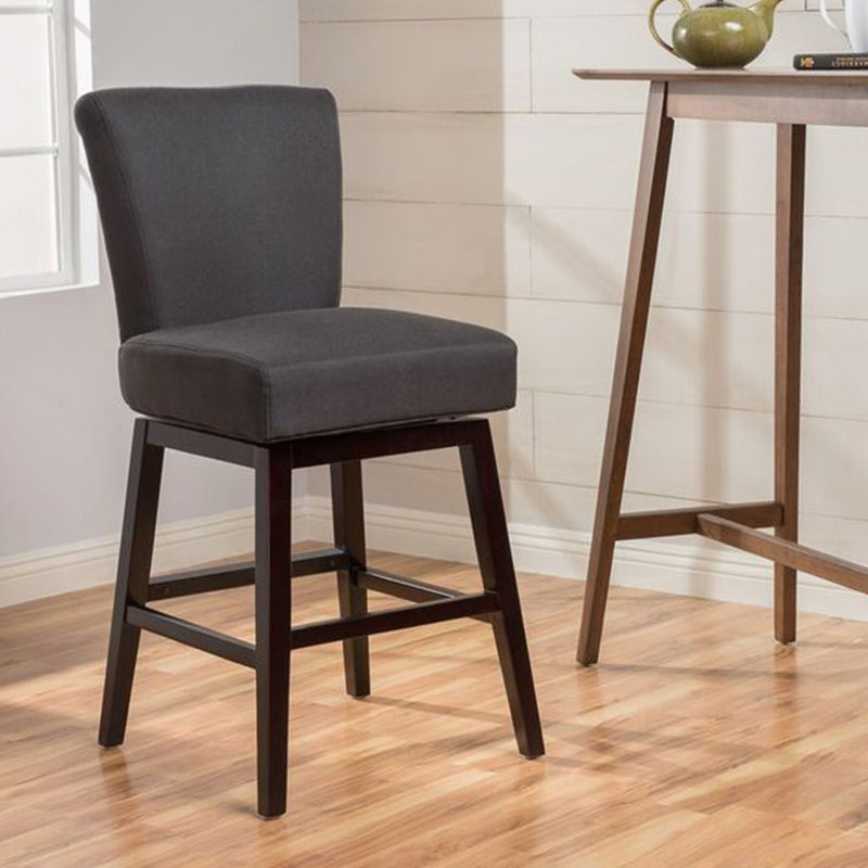 Tabouret de comptoir pivotant, Gris