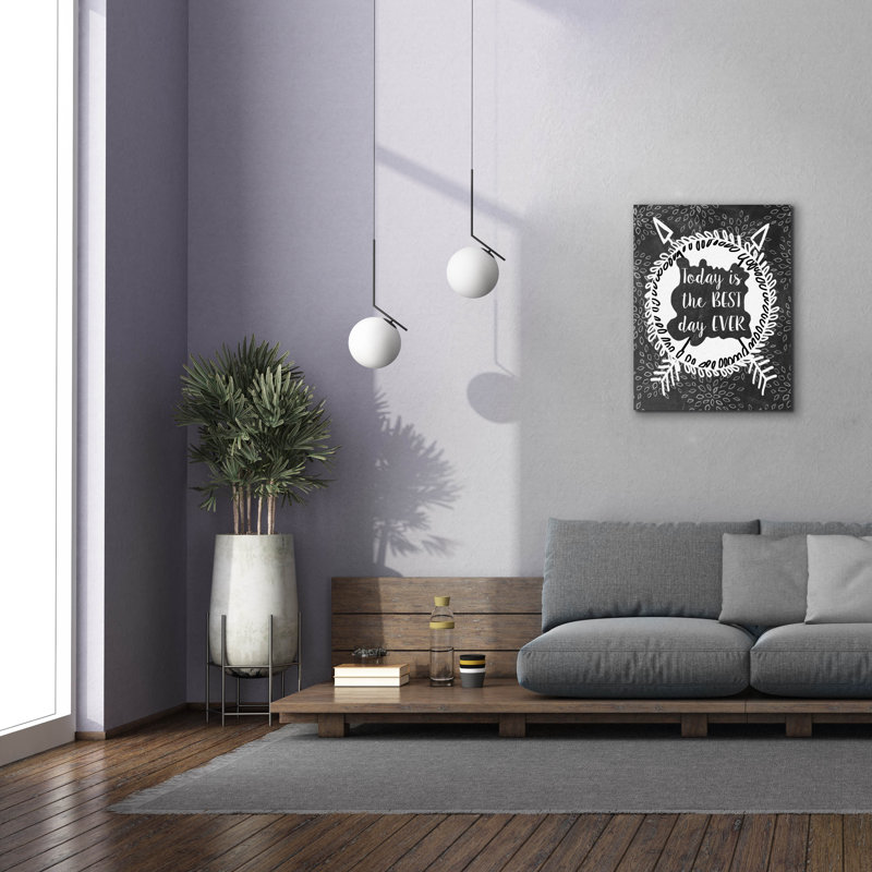 «Best Day» par Erin Clark, art mural sur toile, H 34 po x l 26 po