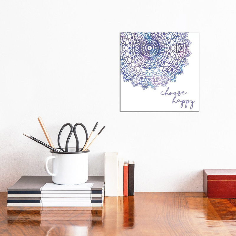 Cosmic Mandala I by Noonday Design - Wrapped Canvas Gallery-Wrapped Canvas Giclée, 30.48 cm H x 30.48 cm W