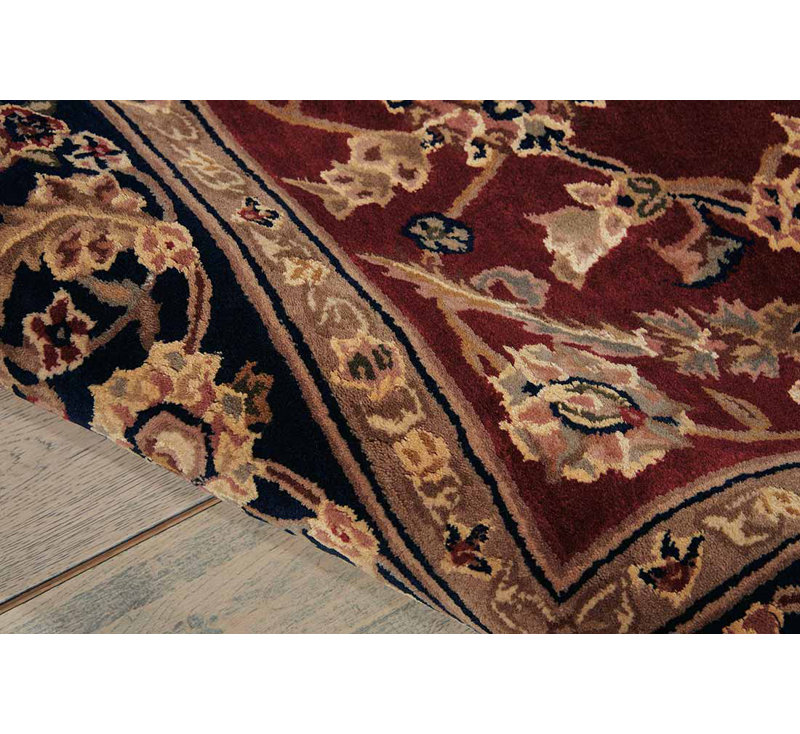 Oakleaf Wool Oriental Indoor Rug, Rectangle 2' x 3'