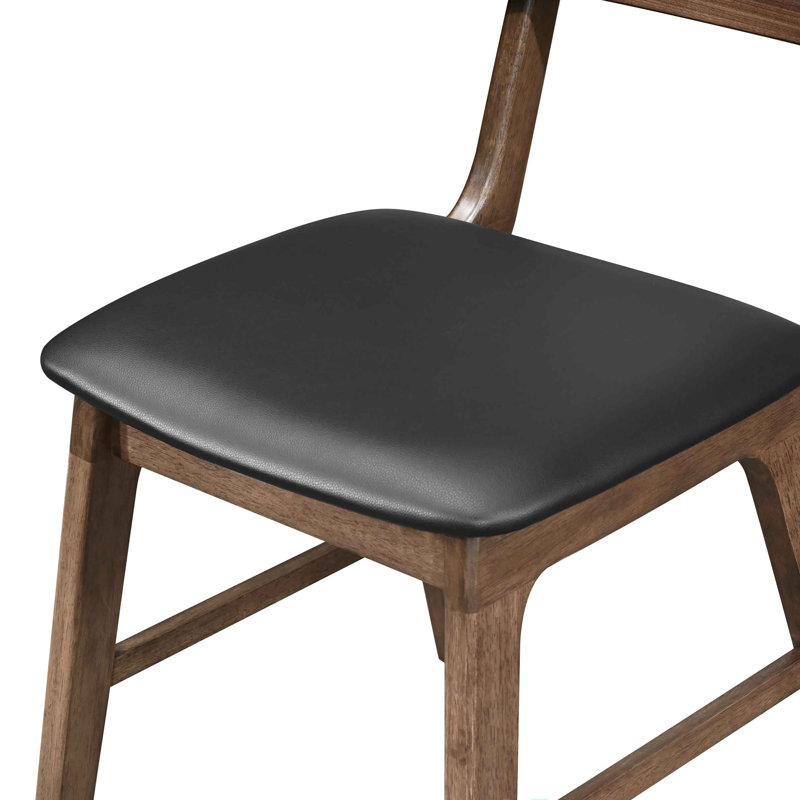 Chaise d'appoint rembourrée en bois Luret