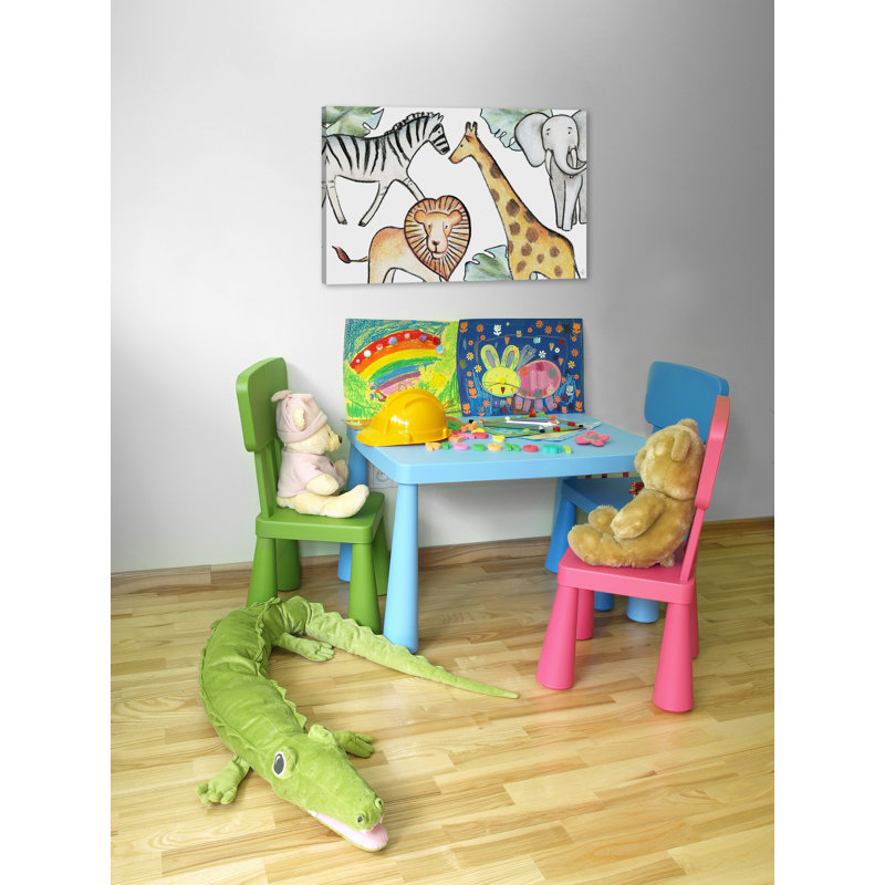 Giancarlo Palms And Jungle - Print on Canvas, 101cm H x 152cm W