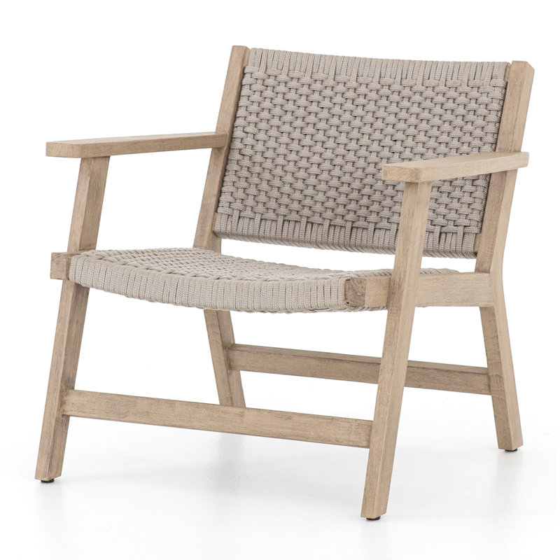 Outdoor Lounge Chair, Brown/Brown
