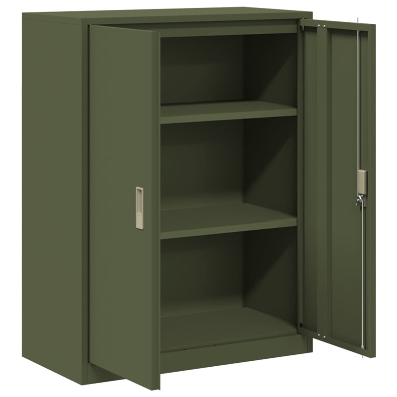 Storage Cabinet, Olive Green