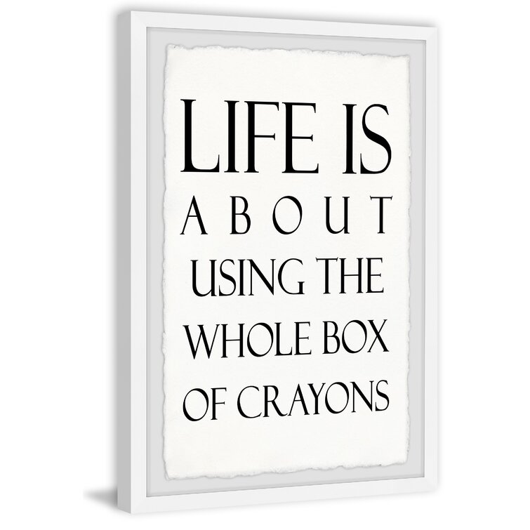 Box Of Crayons print art print art at