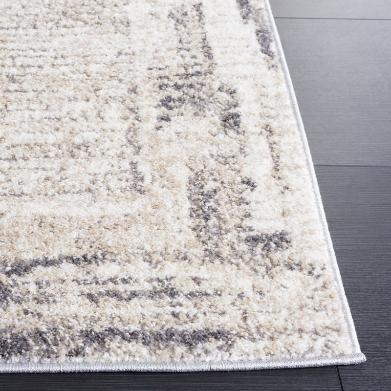 Hanka Performance Abstract Rug, Square 6'7"
