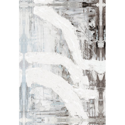 Neutral Abstract Texture - Wrapped Canvas Print