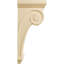 Corbeau à volutes l 6 1/4 po x P 10 po x H 22 po (paquet de 2)-91124523